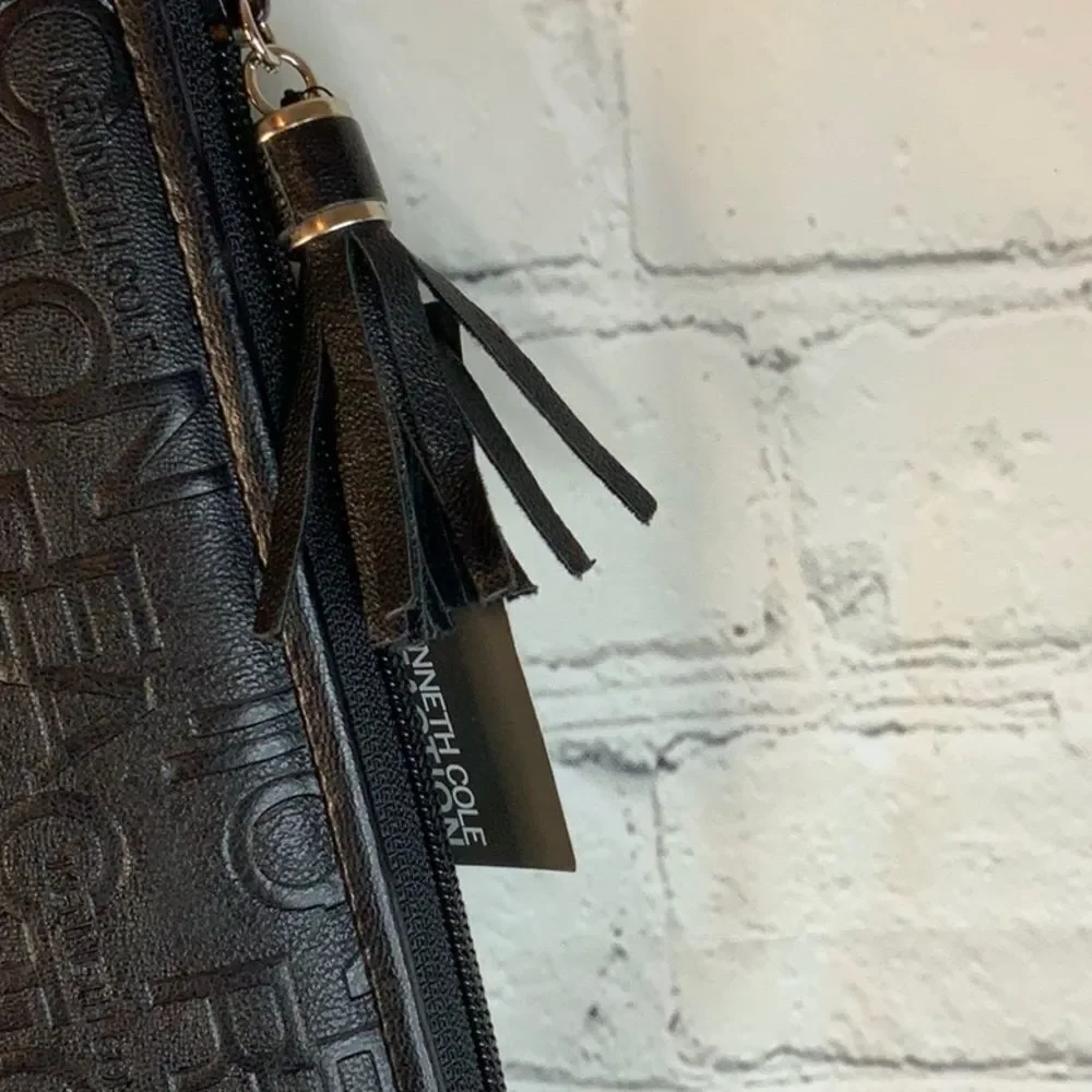 Kenneth Cole Reaction Black Wrislet,‎ Women’s Black Bag